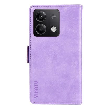 YIKATU YK-007 For Xiaomi Redmi Note 13 5G Leather Wallet Case Folding Stand Phone Cover