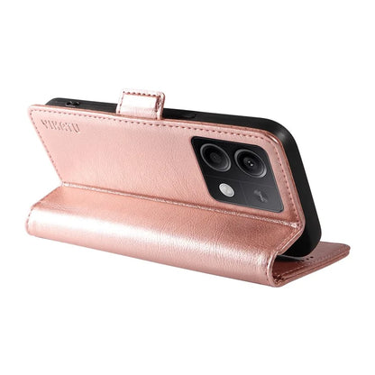 YIKATU YK-007 For Xiaomi Redmi Note 13 5G Leather Wallet Case Folding Stand Phone Cover