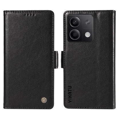 YIKATU YK-007 For Xiaomi Redmi Note 13 5G Leather Wallet Case Folding Stand Phone Cover