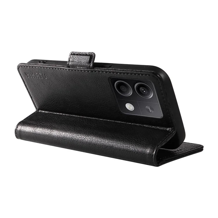 YIKATU YK-007 For Xiaomi Redmi Note 13 5G Leather Wallet Case Folding Stand Phone Cover