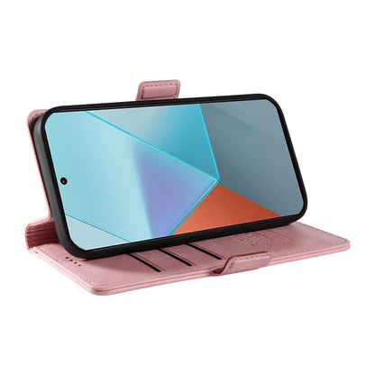 YIKATU YK-007 For Xiaomi Poco X6 5G / Redmi Note 13 Pro 5G Case Wallet Litchi Texture Leather Cover