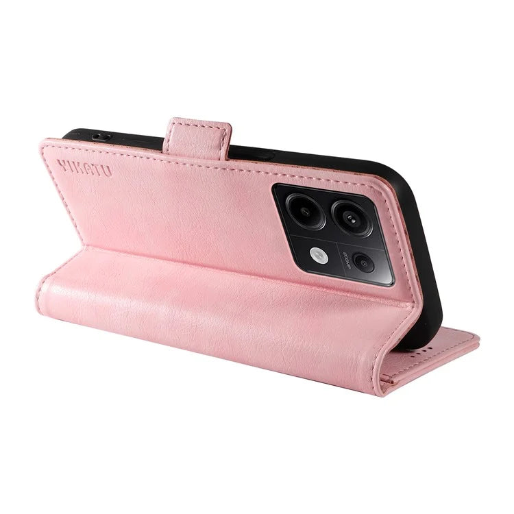 YIKATU YK-007 For Xiaomi Poco X6 5G / Redmi Note 13 Pro 5G Case Wallet Litchi Texture Leather Cover