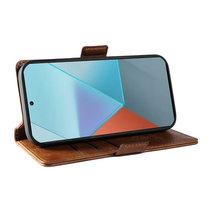YIKATU YK-007 For Xiaomi Poco X6 5G / Redmi Note 13 Pro 5G Case Wallet Litchi Texture Leather Cover