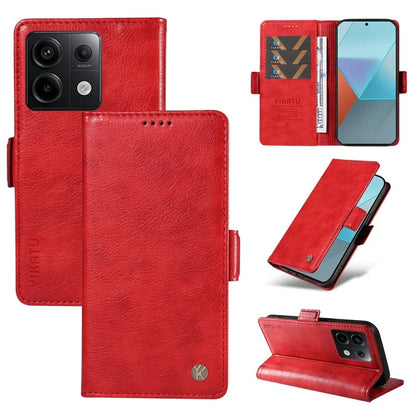 YIKATU YK-007 For Xiaomi Poco X6 5G / Redmi Note 13 Pro 5G Case Wallet Litchi Texture Leather Cover