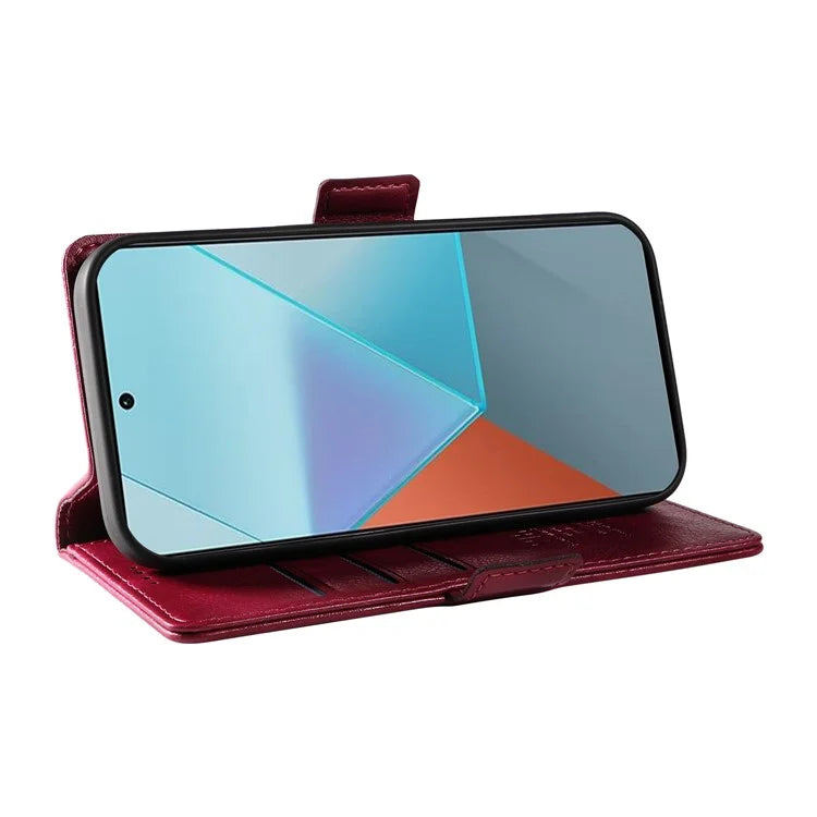 YIKATU YK-007 For Xiaomi Poco X6 5G / Redmi Note 13 Pro 5G Case Wallet Litchi Texture Leather Cover