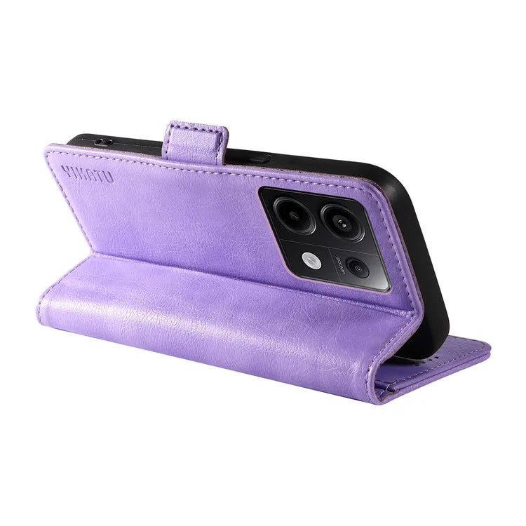 YIKATU YK-007 For Xiaomi Poco X6 5G / Redmi Note 13 Pro 5G Case Wallet Litchi Texture Leather Cover