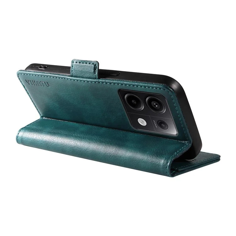 YIKATU YK-007 For Xiaomi Poco X6 5G / Redmi Note 13 Pro 5G Case Wallet Litchi Texture Leather Cover