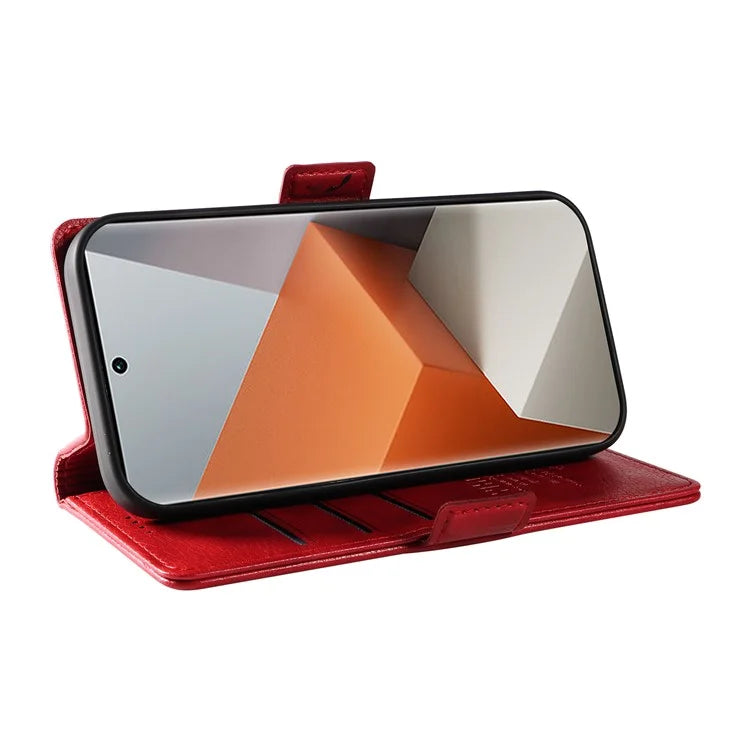 YIKATU YK-007 For Xiaomi Redmi Note 13 Pro+ 5G Wallet Case Magnetic Clasp Leather Phone Cover