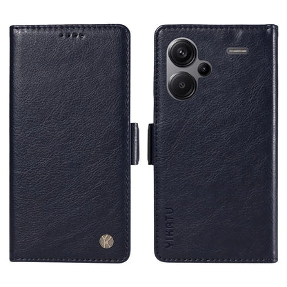 YIKATU YK-007 For Xiaomi Redmi Note 13 Pro+ 5G Wallet Case Magnetic Clasp Leather Phone Cover