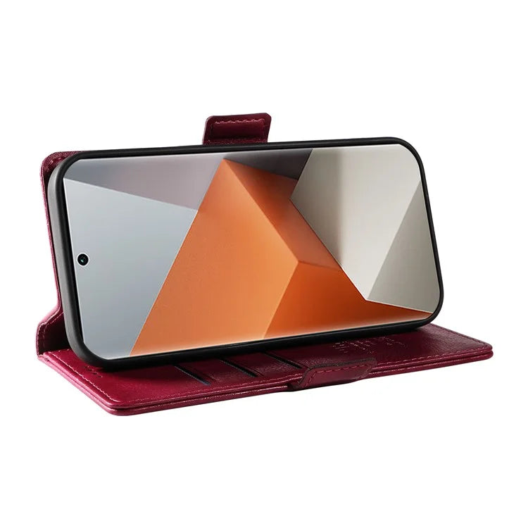 YIKATU YK-007 For Xiaomi Redmi Note 13 Pro+ 5G Wallet Case Magnetic Clasp Leather Phone Cover