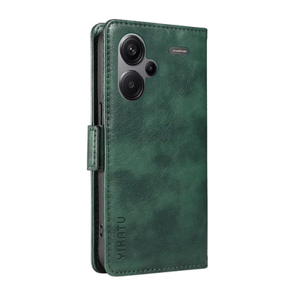 YIKATU YK-007 For Xiaomi Redmi Note 13 Pro+ 5G Wallet Case Magnetic Clasp Leather Phone Cover