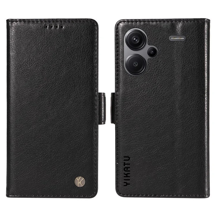 YIKATU YK-007 For Xiaomi Redmi Note 13 Pro+ 5G Wallet Case Magnetic Clasp Leather Phone Cover