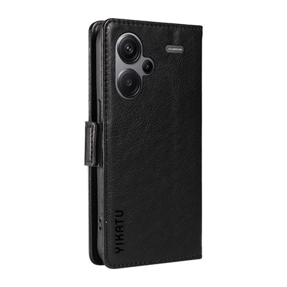 YIKATU YK-007 For Xiaomi Redmi Note 13 Pro+ 5G Wallet Case Magnetic Clasp Leather Phone Cover
