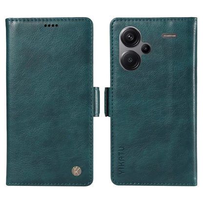 YIKATU YK-007 For Xiaomi Redmi Note 13 Pro+ 5G Wallet Case Magnetic Clasp Leather Phone Cover