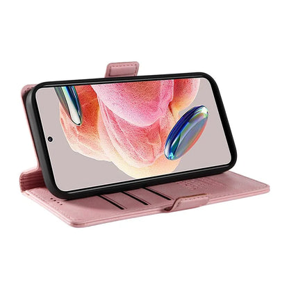YIKATU YK-007 For Xiaomi Redmi Note 12 4G Phone Case Wallet Leather Cover Litchi Texture