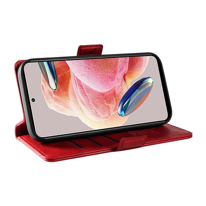 YIKATU YK-007 For Xiaomi Redmi Note 12 4G Phone Case Wallet Leather Cover Litchi Texture