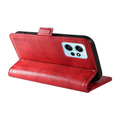 YIKATU YK-007 For Xiaomi Redmi Note 12 4G Phone Case Wallet Leather Cover Litchi Texture