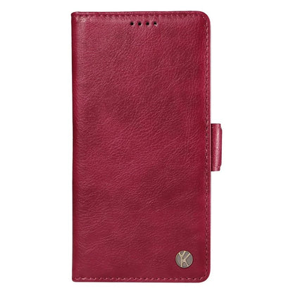 YIKATU YK-007 For Xiaomi Redmi Note 12 4G Phone Case Wallet Leather Cover Litchi Texture