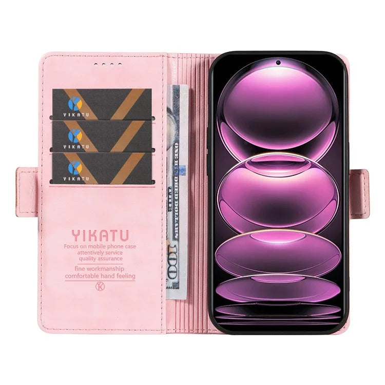 YIKATU YK-007 For Xiaomi Redmi Note 12 Pro 5G / 12 Pro Speed 5G / Poco X5 Pro 5G Leather Case Phone Cover