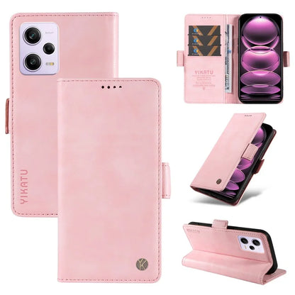 YIKATU YK-007 For Xiaomi Redmi Note 12 Pro 5G / 12 Pro Speed 5G / Poco X5 Pro 5G Leather Case Phone Cover