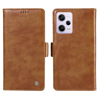 YIKATU YK-007 For Xiaomi Redmi Note 12 Pro 5G / 12 Pro Speed 5G / Poco X5 Pro 5G Leather Case Phone Cover