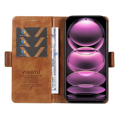 YIKATU YK-007 For Xiaomi Redmi Note 12 Pro 5G / 12 Pro Speed 5G / Poco X5 Pro 5G Leather Case Phone Cover