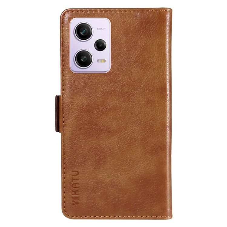 YIKATU YK-007 For Xiaomi Redmi Note 12 Pro 5G / 12 Pro Speed 5G / Poco X5 Pro 5G Leather Case Phone Cover