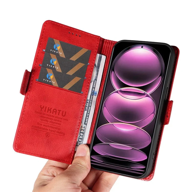 YIKATU YK-007 For Xiaomi Redmi Note 12 Pro 5G / 12 Pro Speed 5G / Poco X5 Pro 5G Leather Case Phone Cover