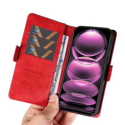 YIKATU YK-007 For Xiaomi Redmi Note 12 Pro 5G / 12 Pro Speed 5G / Poco X5 Pro 5G Leather Case Phone Cover