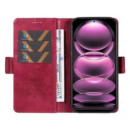 YIKATU YK-007 For Xiaomi Redmi Note 12 Pro 5G / 12 Pro Speed 5G / Poco X5 Pro 5G Leather Case Phone Cover