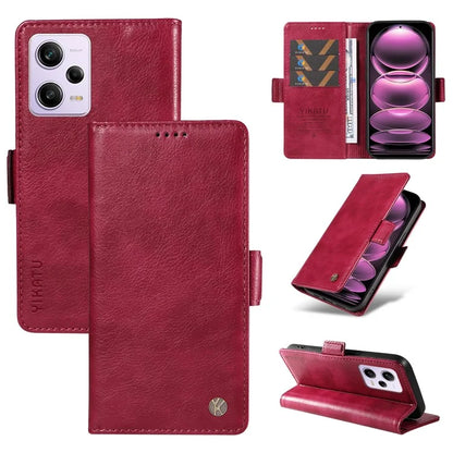 YIKATU YK-007 For Xiaomi Redmi Note 12 Pro 5G / 12 Pro Speed 5G / Poco X5 Pro 5G Leather Case Phone Cover