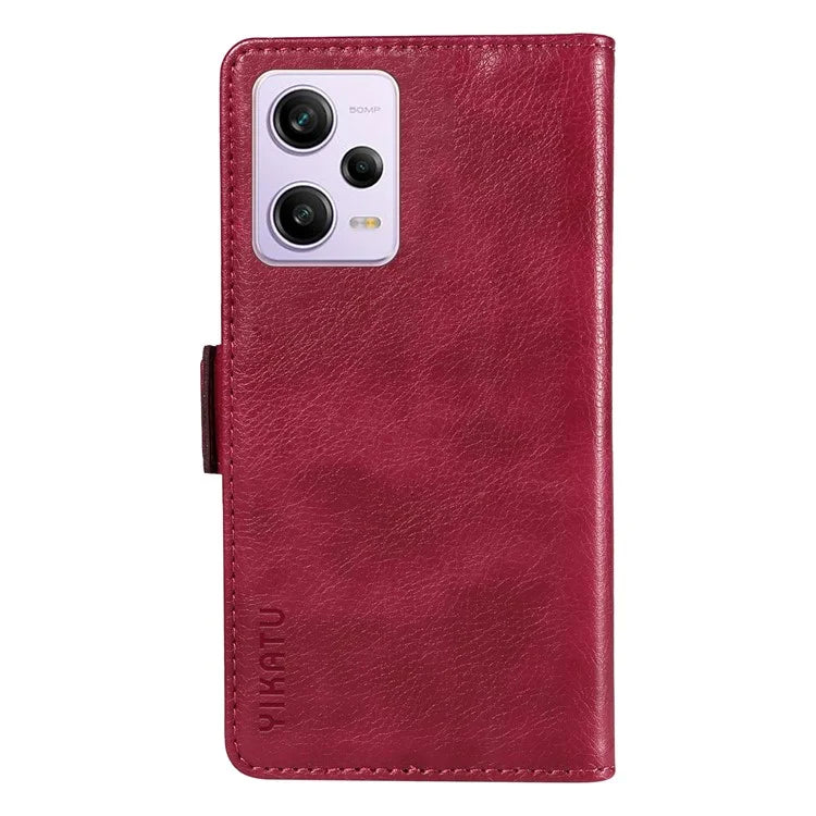 YIKATU YK-007 For Xiaomi Redmi Note 12 Pro 5G / 12 Pro Speed 5G / Poco X5 Pro 5G Leather Case Phone Cover