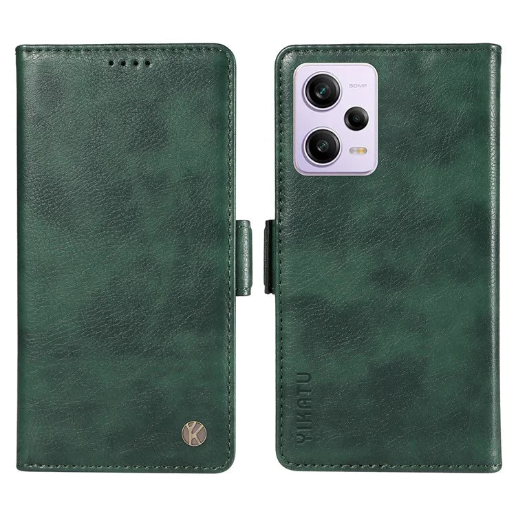 YIKATU YK-007 For Xiaomi Redmi Note 12 Pro 5G / 12 Pro Speed 5G / Poco X5 Pro 5G Leather Case Phone Cover