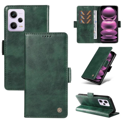YIKATU YK-007 For Xiaomi Redmi Note 12 Pro 5G / 12 Pro Speed 5G / Poco X5 Pro 5G Leather Case Phone Cover