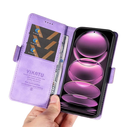 YIKATU YK-007 For Xiaomi Redmi Note 12 Pro 5G / 12 Pro Speed 5G / Poco X5 Pro 5G Leather Case Phone Cover