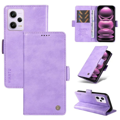 YIKATU YK-007 For Xiaomi Redmi Note 12 Pro 5G / 12 Pro Speed 5G / Poco X5 Pro 5G Leather Case Phone Cover
