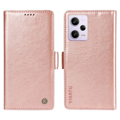 YIKATU YK-007 For Xiaomi Redmi Note 12 Pro 5G / 12 Pro Speed 5G / Poco X5 Pro 5G Leather Case Phone Cover