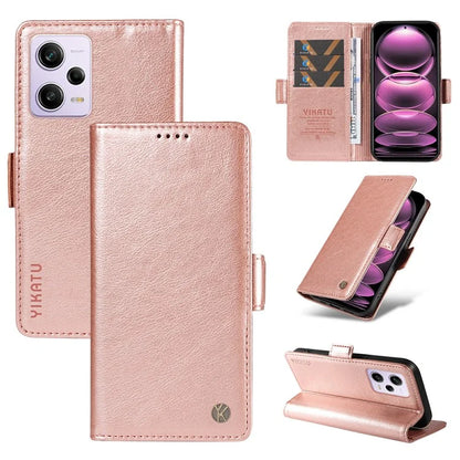 YIKATU YK-007 For Xiaomi Redmi Note 12 Pro 5G / 12 Pro Speed 5G / Poco X5 Pro 5G Leather Case Phone Cover