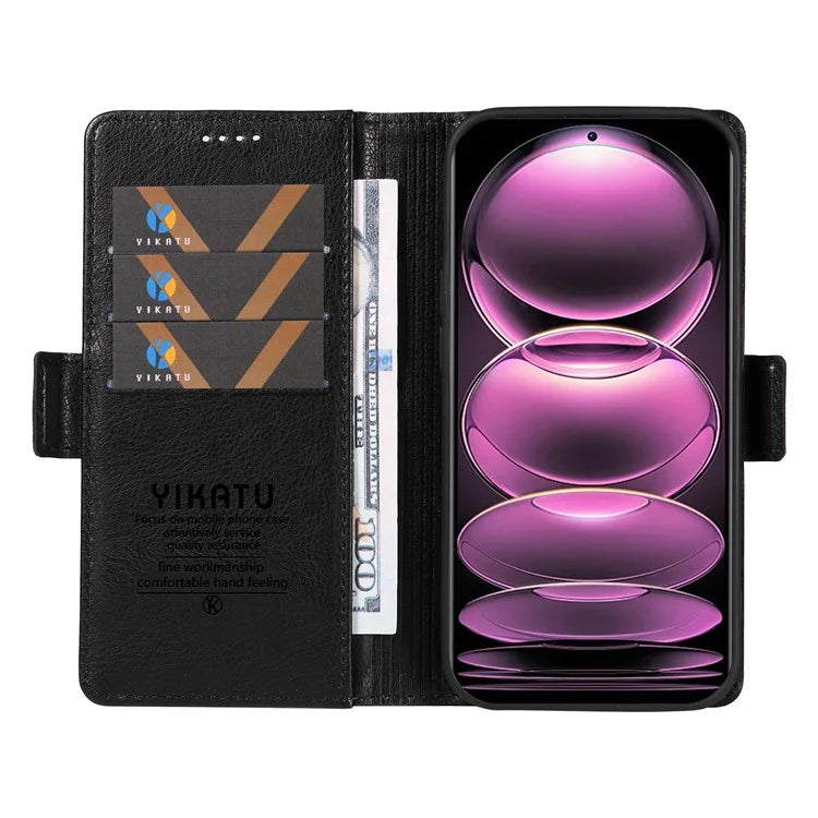 YIKATU YK-007 For Xiaomi Redmi Note 12 Pro 5G / 12 Pro Speed 5G / Poco X5 Pro 5G Leather Case Phone Cover
