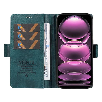 YIKATU YK-007 For Xiaomi Redmi Note 12 Pro 5G / 12 Pro Speed 5G / Poco X5 Pro 5G Leather Case Phone Cover