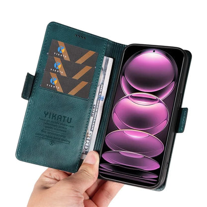 YIKATU YK-007 For Xiaomi Redmi Note 12 Pro 5G / 12 Pro Speed 5G / Poco X5 Pro 5G Leather Case Phone Cover