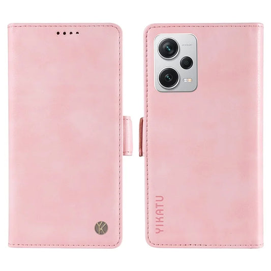YIKATU YK-007 For Xiaomi Redmi Note 12 Pro+ 5G Case PU Leather Phone Cover with Wallet