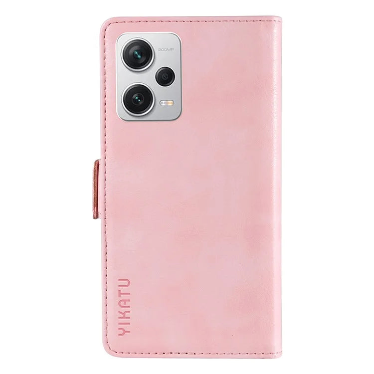 YIKATU YK-007 For Xiaomi Redmi Note 12 Pro+ 5G Case PU Leather Phone Cover with Wallet