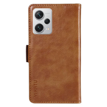 YIKATU YK-007 For Xiaomi Redmi Note 12 Pro+ 5G Case PU Leather Phone Cover with Wallet