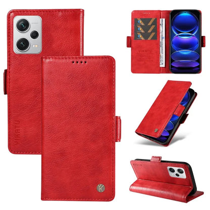 YIKATU YK-007 For Xiaomi Redmi Note 12 Pro+ 5G Case PU Leather Phone Cover with Wallet