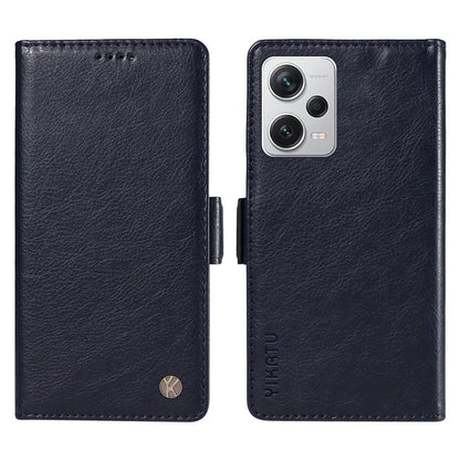 YIKATU YK-007 For Xiaomi Redmi Note 12 Pro+ 5G Case PU Leather Phone Cover with Wallet