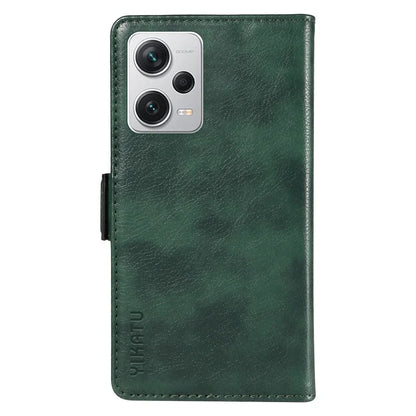 YIKATU YK-007 For Xiaomi Redmi Note 12 Pro+ 5G Case PU Leather Phone Cover with Wallet