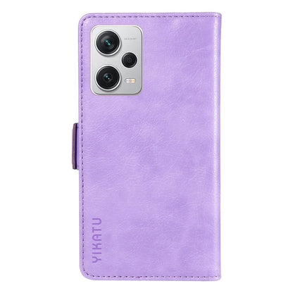 YIKATU YK-007 For Xiaomi Redmi Note 12 Pro+ 5G Case PU Leather Phone Cover with Wallet