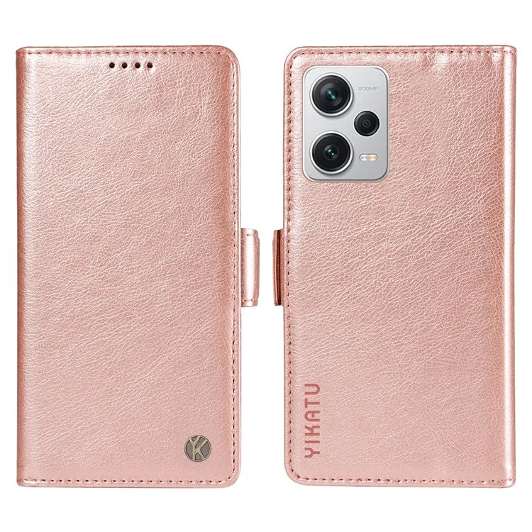 YIKATU YK-007 For Xiaomi Redmi Note 12 Pro+ 5G Case PU Leather Phone Cover with Wallet