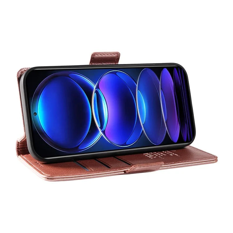 YIKATU YK-007 For Xiaomi Redmi Note 12 Pro+ 5G Case PU Leather Phone Cover with Wallet